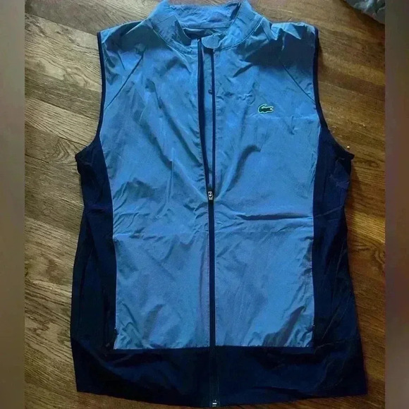 Lacoste Other - Men’s Lacoste‎ Blue, Rain resistant Gold Vest, 3XL